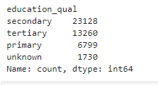 Education_qual value counts